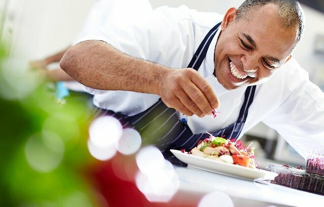 smiling chef